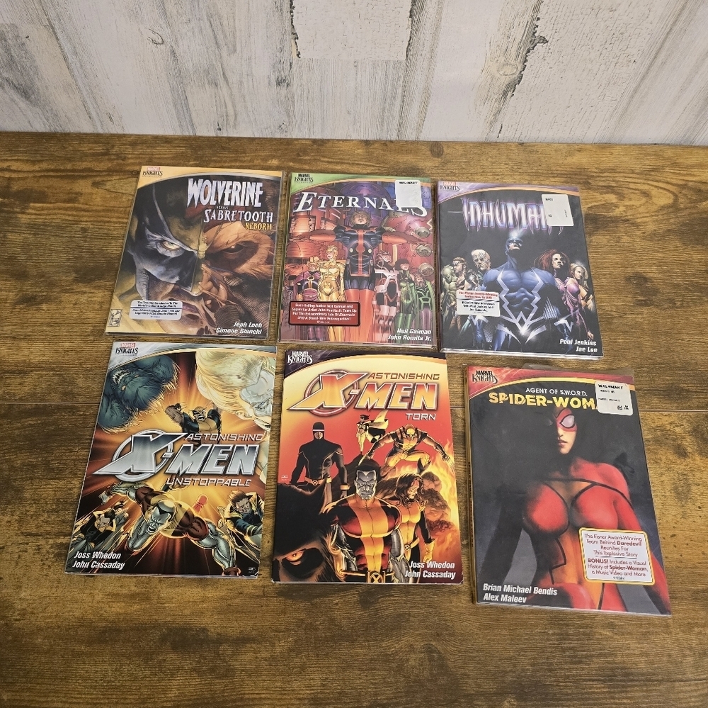 Marvel Knights Dvd Collection Of 6, Wolverine, X-men, Spider-woman